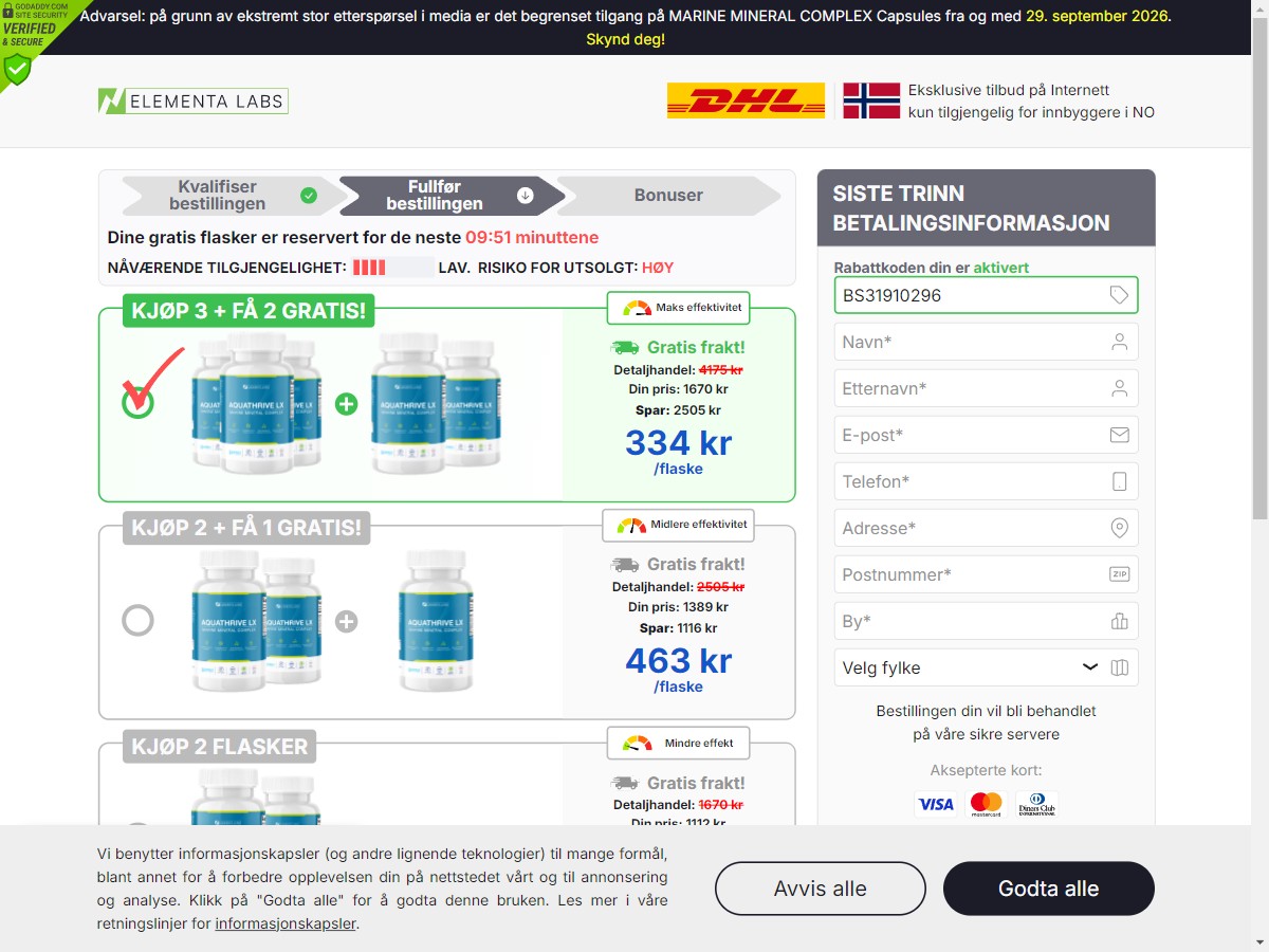 Image of **NEW** AQUATHRIVE LX ~ DTC
