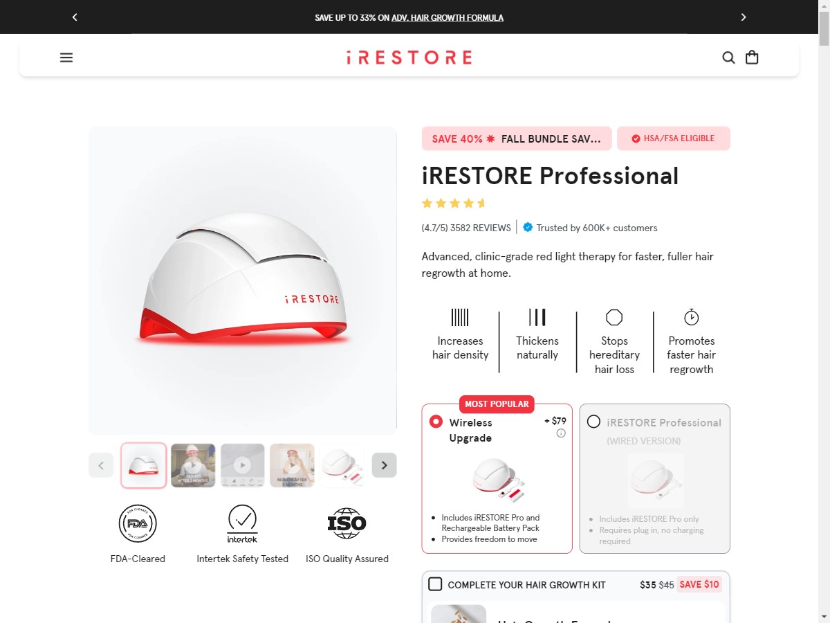 Image of **NEW** iRestore - Professional