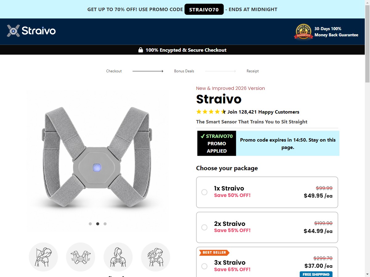 **NEW** Straivo - Posture Corrector [US]