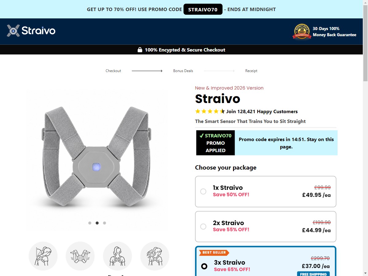 **NEW** Straivo - Posture Corrector [UK]
