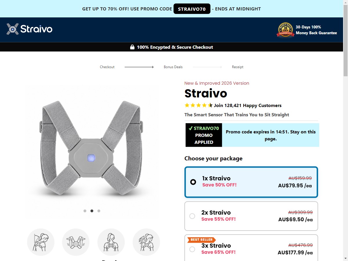 **NEW** Straivo - Posture Corrector [AU]