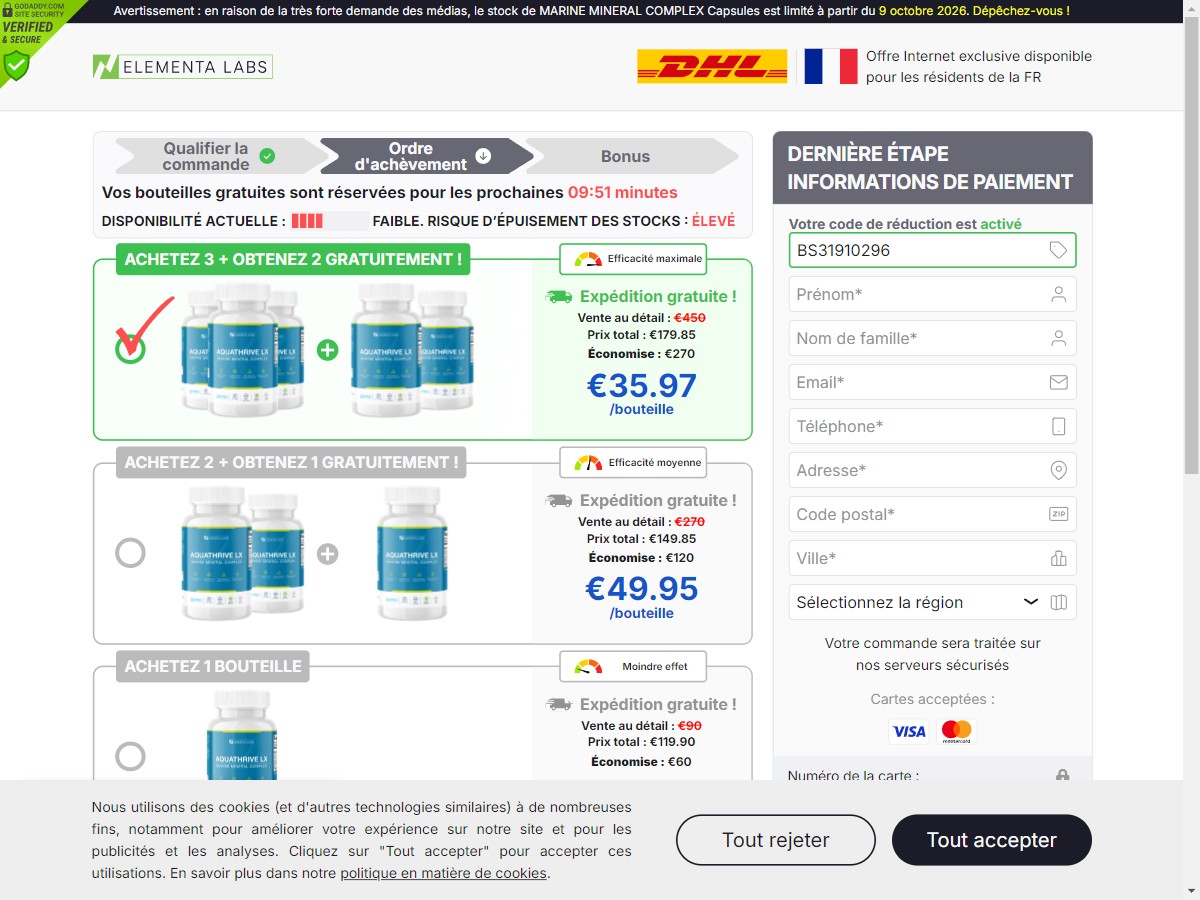Image of **NEW** AQUATHRIVE LX ~ DTC