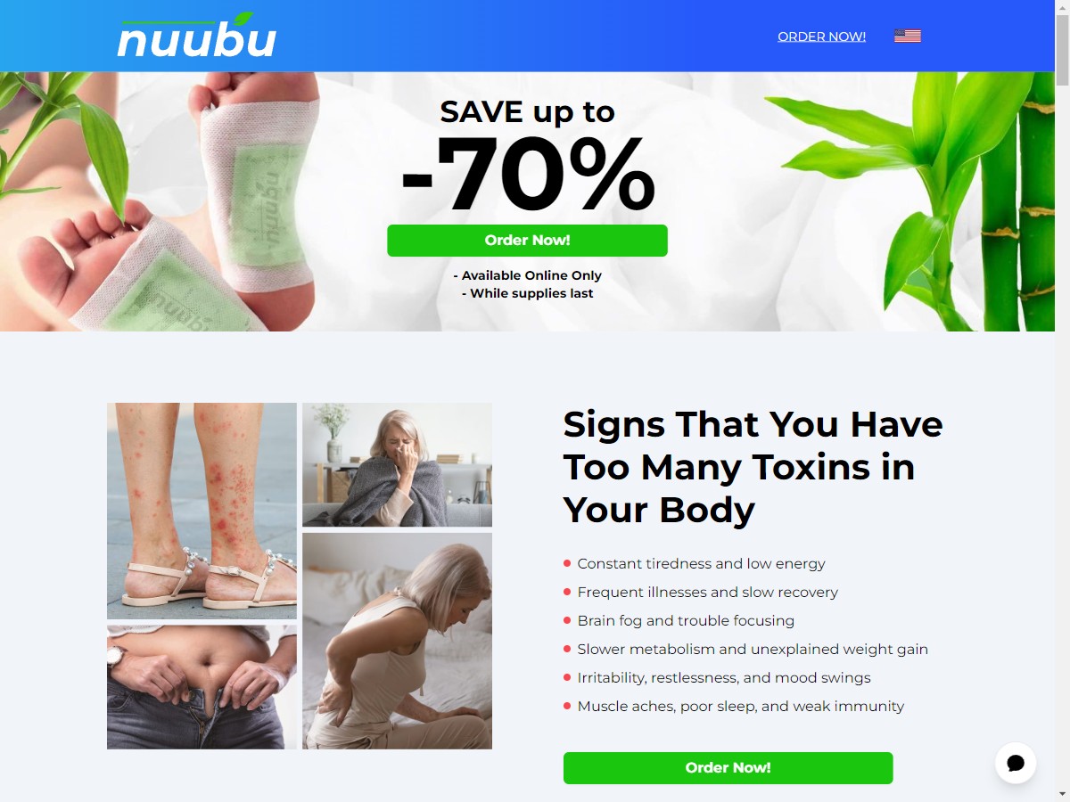 Nuubu - Detox Foot Patches ~ Subscription - UPDATED [US, DE, CA, AU, UK, FR, IL, +44 More]