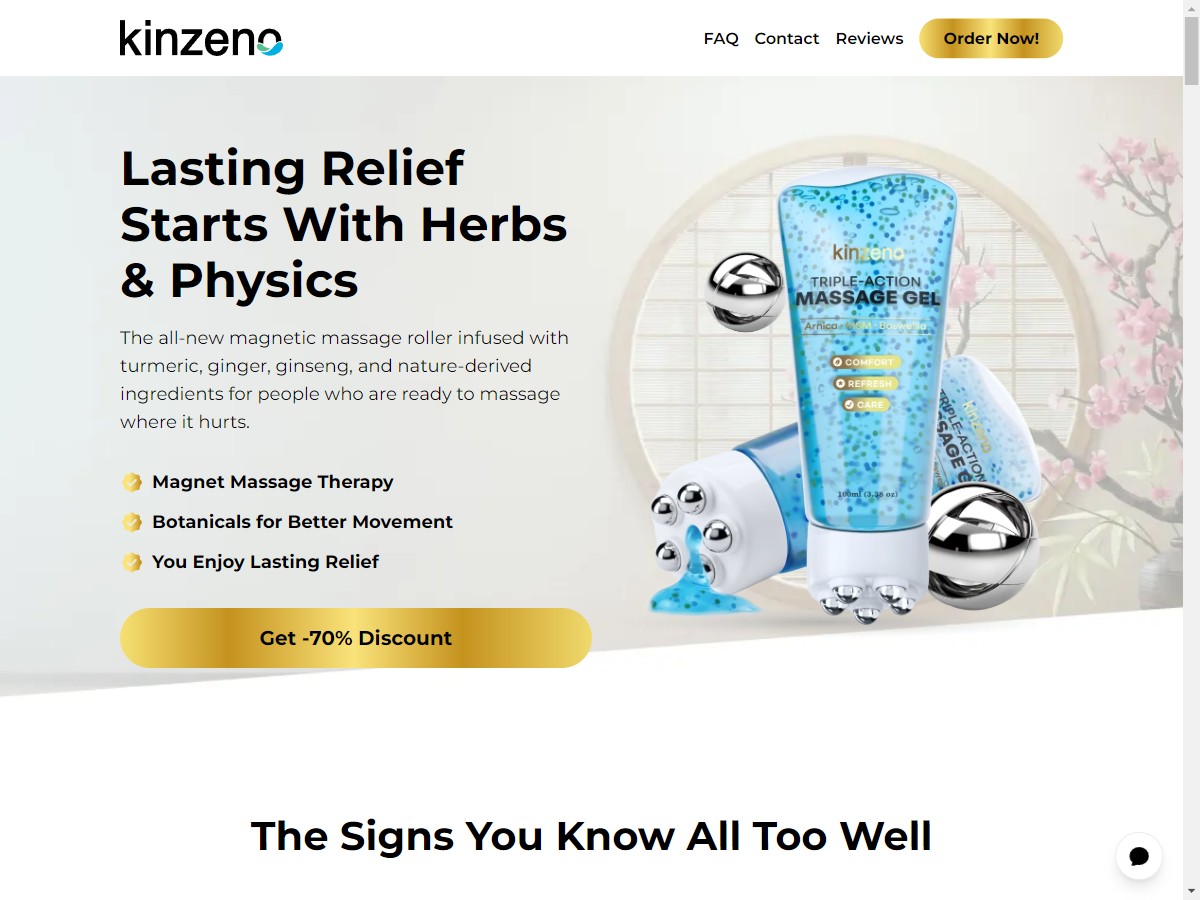 **HOT** Kinzeno V2 - Magnetic Gel Roller ~ UPDATED [US, DE, CA, AU, UK, FR, IL, +44 More]