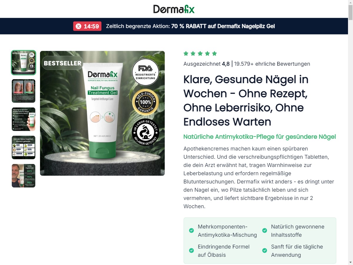 **NEW** Dermafix Fungus Treatment Gel [AT]