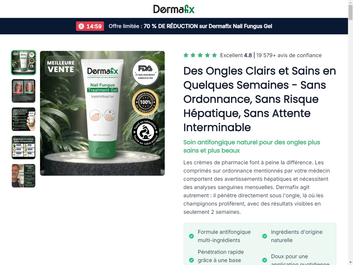 **NEW** Dermafix Fungus Treatment Gel [FR]