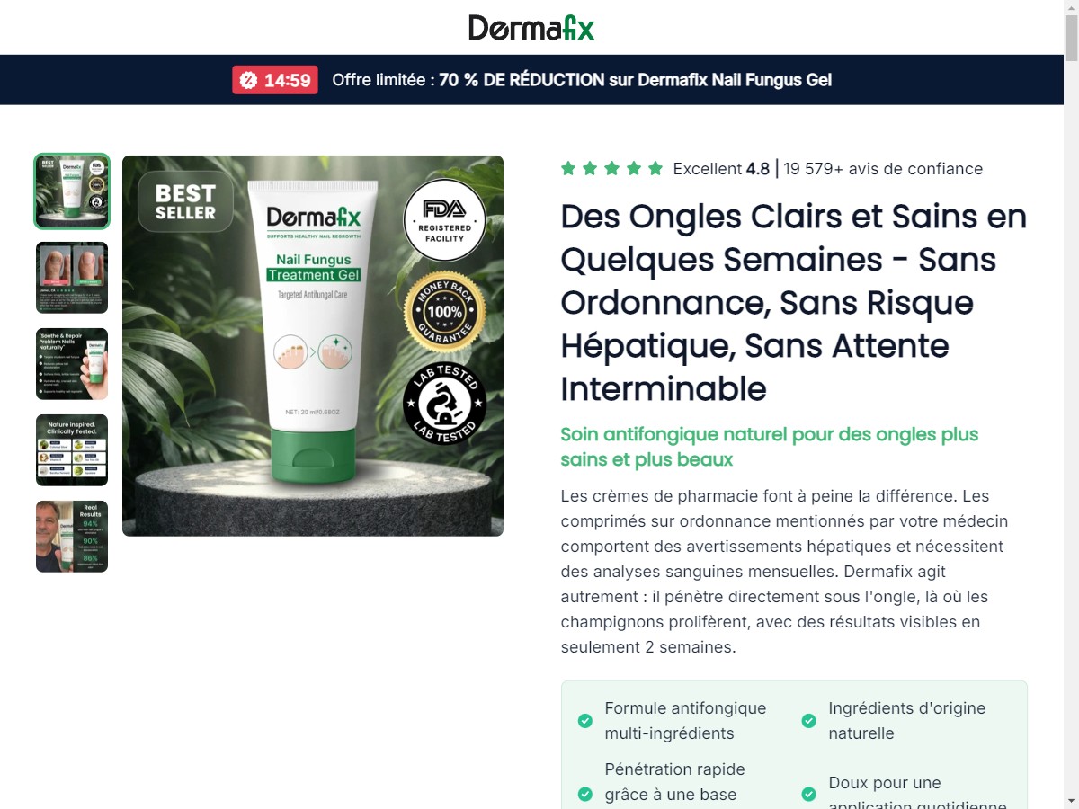 **NEW** Dermafix Fungus Treatment Gel [BE]
