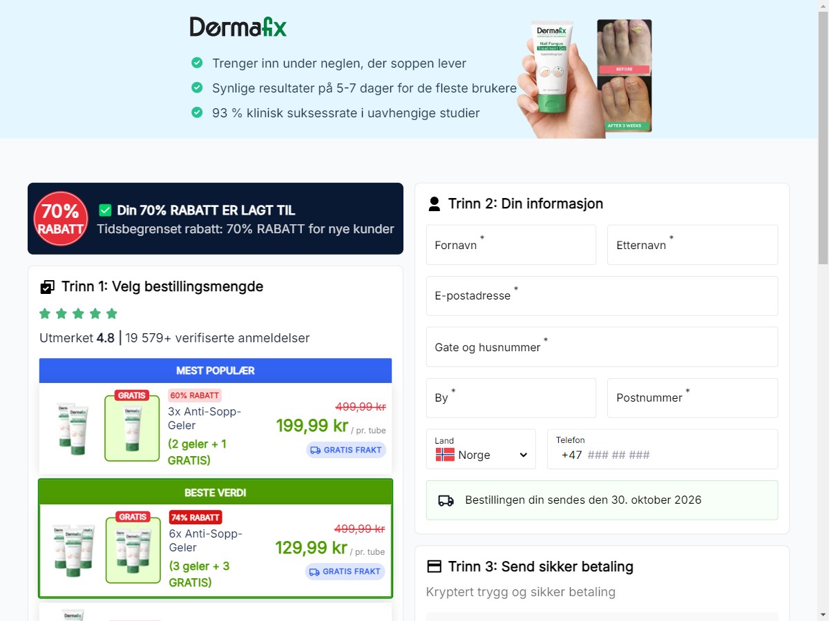 **NEW** Dermafix Fungus Treatment Gel [NO]