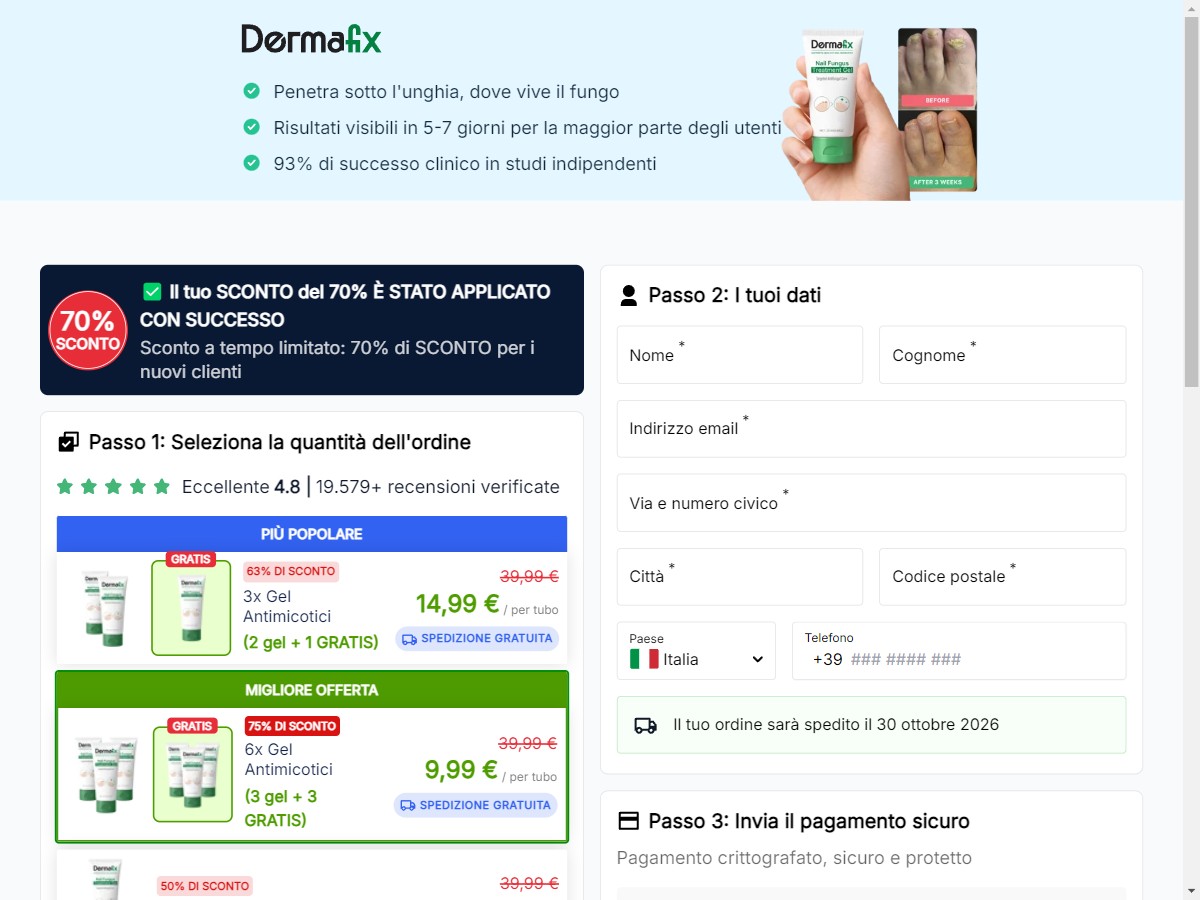 **NEW** Dermafix Fungus Treatment Gel [IT]