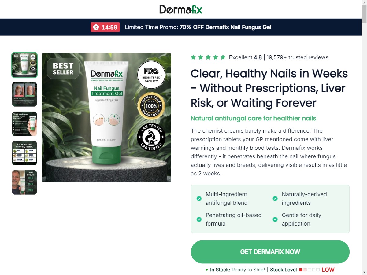**NEW** Dermafix Fungus Treatment Gel [UK]