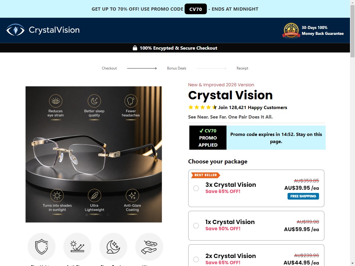 **NEW** Crystal Vision - Glasses [AU]