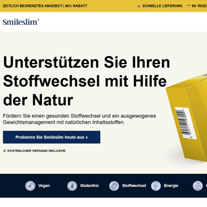 GetSmileSlim - Diet [DE,AT,CH] (Banner,Native,Social,Search,SEO,Brand Bidding) - CPA
