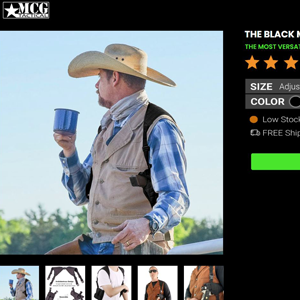 Black Mamba Shoulder Holster [US] (Social,Banner,Native,Push,SEO,Search,Brand Bidding) - CPA