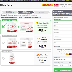 ! HOT OFFER - Glyco Forte Glucose Management [NO] (Banner,Native,Social,Search,SEO,PPC,Push,Brand Bidding,Shopping) - CPA 