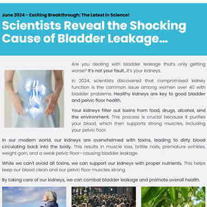 Primera Kidney and Bladder Health - VSL & TSL [INTL] (Banner,Native,Social,Search,SEO,Brand Bidding) - CPA
