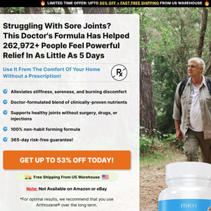  Arthozene Joint Remedy - Product Page [US] (Social,Banner,Native) - CPA {No Search}