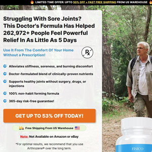  Arthozene Joint Remedy - Product Page [AU] (Social,Banner,Native) - CPA {No Search}