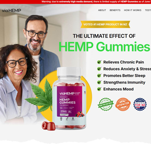 Via HEMP Gummies - DTC [NZ] (Banner,Native,Social,Search,SEO,PPC,Push,Brand Bidding,Shopping) - CPA 