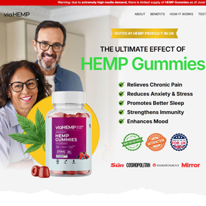 Via HEMP Gummies - DTC [UK] (Banner,Native,Social,Search,SEO,PPC,Push,Brand Bidding,Shopping) - CPA