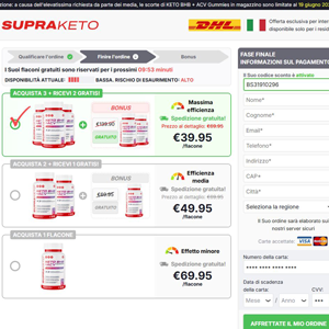 Supra KETO BHB + ACV Gummies High CTC - DTC [IT] (Banner,Native,Social,Search,SEO,PPC,Push,Brand Bidding,Shopping) - CPA