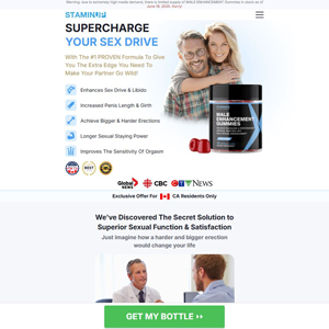 StaminUp Gummies - DTC [CA] (Banner,Native,Social,Search,SEO,PPC,Push,Brand Bidding,Shopping) - CPA 