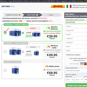 Arthro MD+ Cream - DTC [IT] (Banner,Native,Social,Search,SEO,PPC,Push,Brand Bidding,Shopping) - CPA 