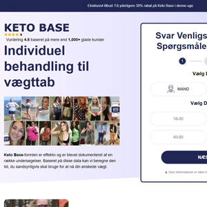 ! HOT OFFER - Keto Base - DTC [DK] (Social,Banner,Native,Push,SEO,Search,Brand Bidding) - CPA 