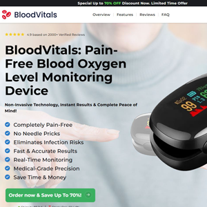 BloodVitals - DTC [UK] (Social,Banner,Native,Push,SEO,Search,Brand Bidding) - CPA