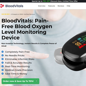 BloodVitals - DTC [AU] (Social,Banner,Native,Push,SEO,Search,Brand Bidding) - CPA 
