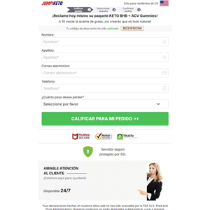 JumpKETO Gummies Spanish [US] (Banner,Native,Social,Search,SEO,PPC,Push,Brand Bidding,Shopping) - CPA