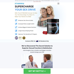 StaminUp Gummies [NZ] (Banner,Native,Social,Search,SEO,PPC,Push,Brand Bidding,Shopping) - CPA 
