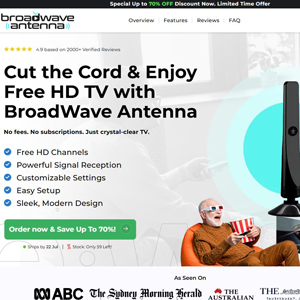 BroadWave Antenna - DTC [AU] (Social,Banner,Native,Push,SEO,Search,Brand Bidding) - CPA