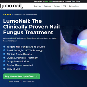 Lumonail Nail Fungus - DTC [AU] (Social,Banner,Native,Push,SEO,Search,Brand Bidding) - CPA