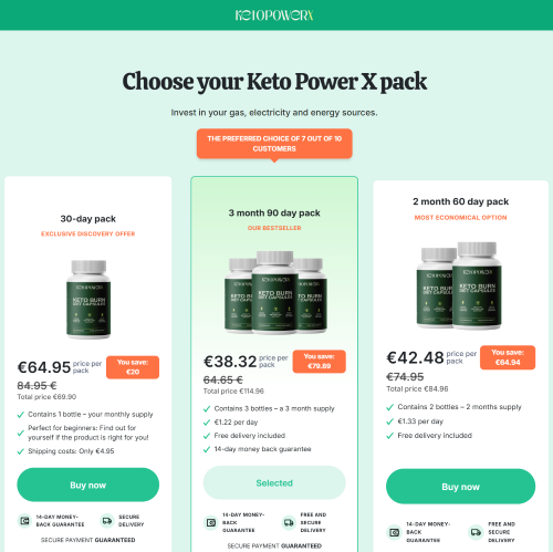 Keto PowerX [FR] (Banner,Native,Social,Search,SEO,Brand Bidding) - CPA  