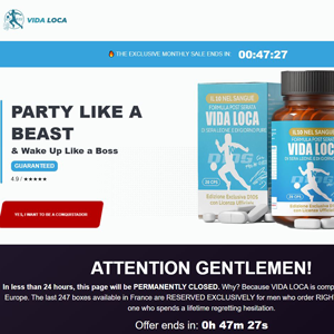 Vida Loca Maradona Health Solution [US] (Banner,Native,Social,Search,SEO,PPC,Push,Brand Bidding,Shopping) - CPA 