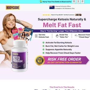 BodyCode KETO [NZ] (Banner,Native,Social,Search,SEO,PPC,Push,Brand Bidding,Shopping) - CPA