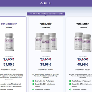 GLP Lab Diet - DTC [DE,AT] (Social,Banner,Native,Push,SEO,Search,Brand Bidding) - CPA