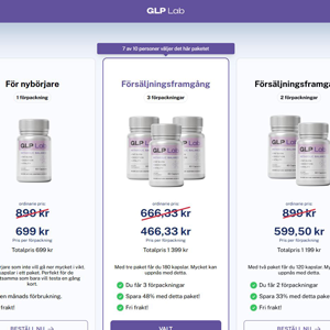 GLP Lab Diet - DTC [SE] (Social,Banner,Native,Push,SEO,Search,Brand Bidding) - CPA