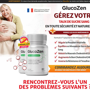 GlucoZen Blood Sugar - DTC [FR] (Social,Banner,Native,Push,SEO,Search,Brand Bidding) - CPA 