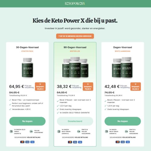 ! NEW OFFER - Keto PowerX - Dutch [BE] (Banner,Native,Social,Search,SEO,Brand Bidding) - CPA