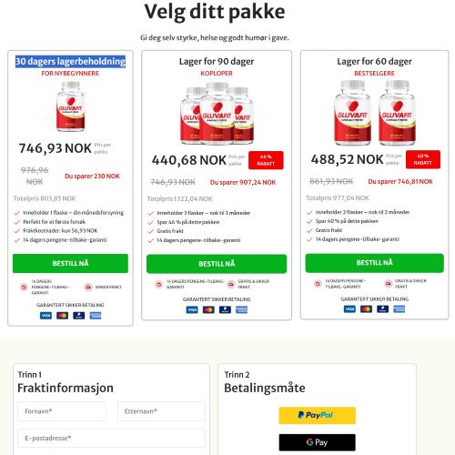 Gluvafit - DTC [NO] (Banner,Native,Social,Search,SEO,Brand Bidding) - CPA   