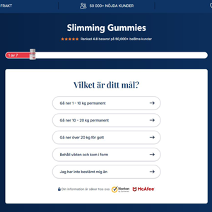 Slimming Gummies - DTC [SE] (Social,Banner,Native,Push,SEO,Search,Brand Bidding) - CPA
