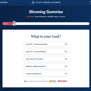 Slimming Gummies - DTC [UK] (Social,Banner,Native,Push,SEO,Search,Brand Bidding) - CPA 