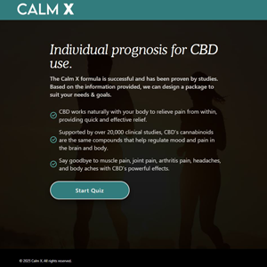 Calm X CBD - DTC [UK] (Social,Banner,Native,Push,SEO,Search,Brand Bidding) - CPA