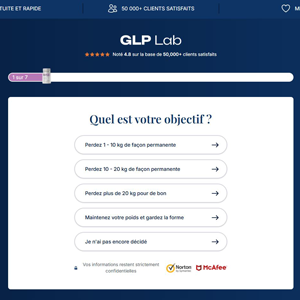 GLP Lab Diet - DTC [FR,BE] (Social,Banner,Native,Push,SEO,Search,Brand Bidding) - CPA
