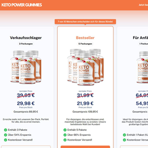 Keto Power Gummies - DTC [DE,AT] (Social,Banner,Native,Push,SEO,Search,Brand Bidding) - CPA