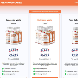 Keto Power Gummies - DTC [FR,BE] (Social,Banner,Native,Push,SEO,Search,Brand Bidding) - CPA