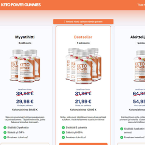 Keto Power Gummies - DTC [FI] (Social,Banner,Native,Push,SEO,Search,Brand Bidding) - CPA