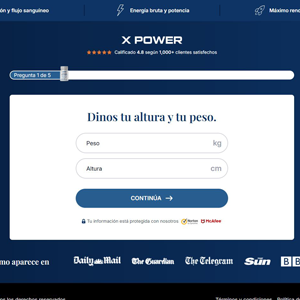 X Power ME - DTC [ES] (Banner,Native,Social,Search,SEO,Brand Bidding) - CPA