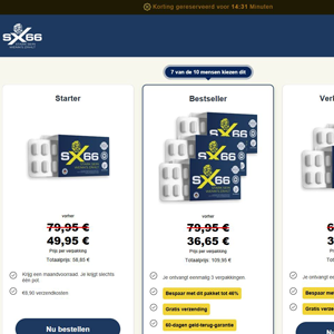 SX66 ME - DTC [NL] (Banner,Native,Social,Search,SEO,Brand Bidding) - CPA